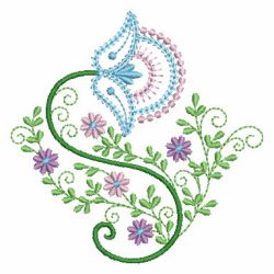 Heirloom Fancy Jacobean 09 machine embroidery designs