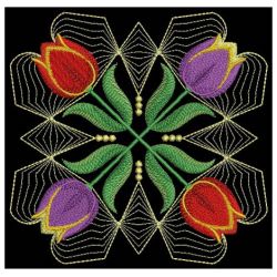Rippled Tulip Quilt 08(Md)