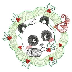 Rippled Christmas Panda 09(Md)