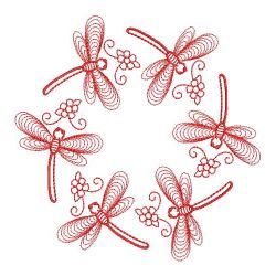 Redwork Dragonfly 03(Lg) machine embroidery designs