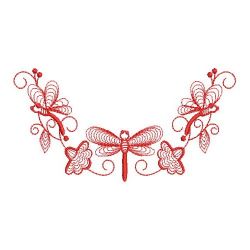 Redwork Dragonfly 05(Lg)