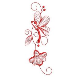 Redwork Dragonfly 06(Sm) machine embroidery designs