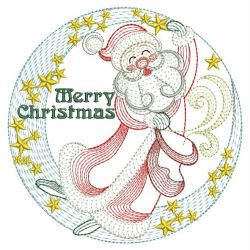 Rippled Santa 02(Sm) machine embroidery designs