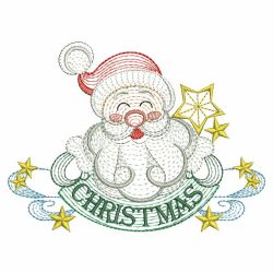 Rippled Santa 03(Md) machine embroidery designs