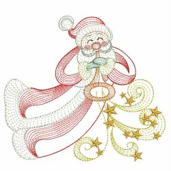 Rippled Santa 04(Lg) machine embroidery designs