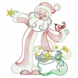 Rippled Santa 09(Sm) machine embroidery designs