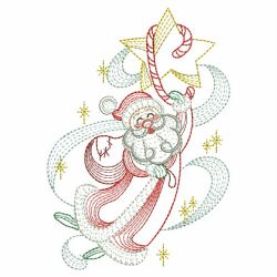 Rippled Santa 10(Md) machine embroidery designs