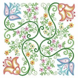 Vintage Jacobean Quilt 2 06(Lg) machine embroidery designs