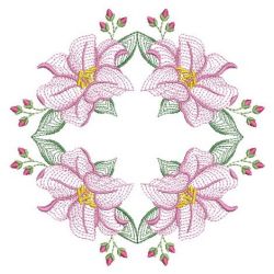 Rippled Lily(Sm) machine embroidery designs