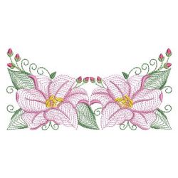Rippled Lily 03(Md) machine embroidery designs