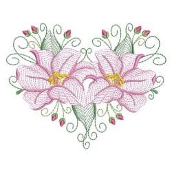 Rippled Lily 09(Lg) machine embroidery designs