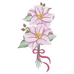 Rippled Lily 10(Md) machine embroidery designs