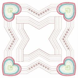 Colorful Heart Quilt 05(Md)