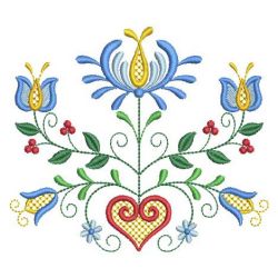 Folk Art Flowers(Md) machine embroidery designs