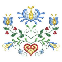 Folk Art Flowers 01(Md) machine embroidery designs