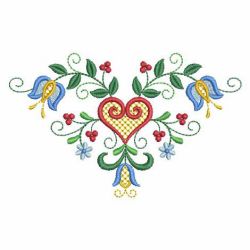 Folk Art Flowers 03(Md) machine embroidery designs