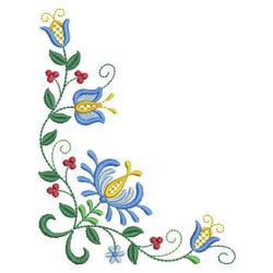 Folk Art Flowers 04(Md) machine embroidery designs