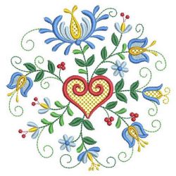 Folk Art Flowers 07(Md) machine embroidery designs