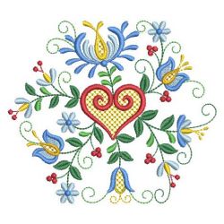Folk Art Flowers 10(Lg) machine embroidery designs