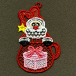 FSL Christmas Animal Cups 02 machine embroidery designs