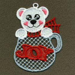 FSL Christmas Animal Cups 05 machine embroidery designs