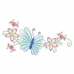 Rippled Colorful Butterfly(Lg) machine embroidery designs