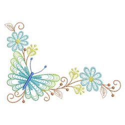 Rippled Colorful Butterfly 03(Lg) machine embroidery designs