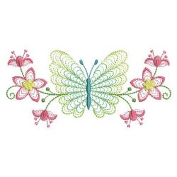 Rippled Colorful Butterfly 05(Sm) machine embroidery designs