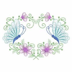 Rippled Colorful Butterfly 06(Md) machine embroidery designs