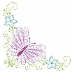 Rippled Colorful Butterfly 07(Sm) machine embroidery designs