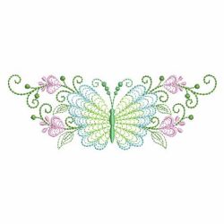 Rippled Colorful Butterfly 08(Md) machine embroidery designs