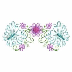 Rippled Colorful Butterfly 11(Md) machine embroidery designs