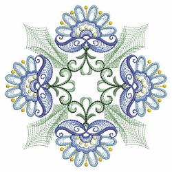 Rippled Jacobean Quilts 05(Sm) machine embroidery designs