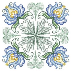 Rippled Jacobean Quilts 06(Lg) machine embroidery designs