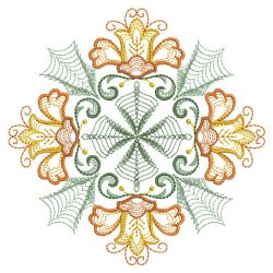 Rippled Jacobean Quilts 07(Md) machine embroidery designs