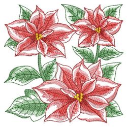 Watercolor Christmas Poinsettia 04(Lg)
