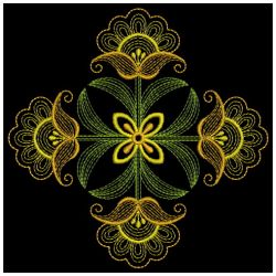 Rippled Fancy Flowers 01(Lg) machine embroidery designs