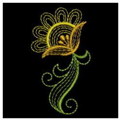 Rippled Fancy Flowers 11(Sm) machine embroidery designs