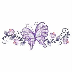 Rippled Butterfly Borders 05(Md) machine embroidery designs