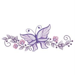 Rippled Butterfly Borders 07(Md) machine embroidery designs