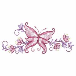 Rippled Butterfly Borders 10(Sm) machine embroidery designs
