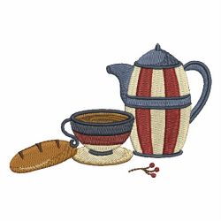 Country Coffee Time 02 machine embroidery designs