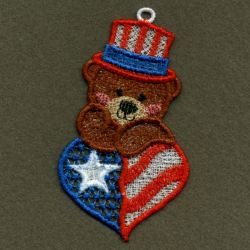 FSL Patriotic Bears 02 machine embroidery designs