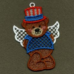 FSL Patriotic Bears 03 machine embroidery designs