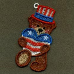 FSL Patriotic Bears 06 machine embroidery designs
