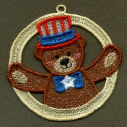 FSL Patriotic Bears 08 machine embroidery designs