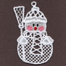 FSL Snowman Ornaments machine embroidery designs