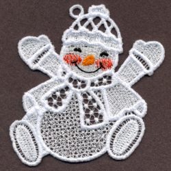 FSL Snowman Ornaments 05 machine embroidery designs