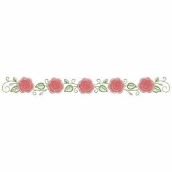 Flower Pillowcase Borders 06 machine embroidery designs