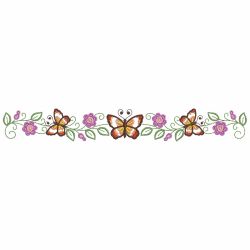 Flower Pillowcase Borders 09 machine embroidery designs